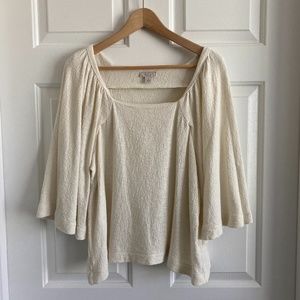 J. Crew Point Sur Square-Neck Top